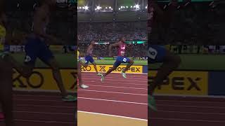 Noah Lyles cruises to 3rd 200m world gold 🔥 #athletics #200m #sprint #worldathle