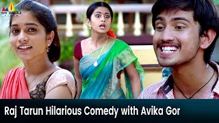 Raj Tarun Hilarious Comedy with Avika Gor | Uyyala Jampala | Telugu Movie Scenes @SriBalajiMovies