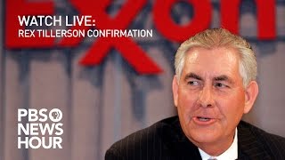 WATCH LIVE: Rex Tillerson confirmation hearing