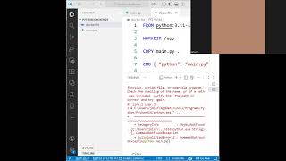 Dockerize a simple python script