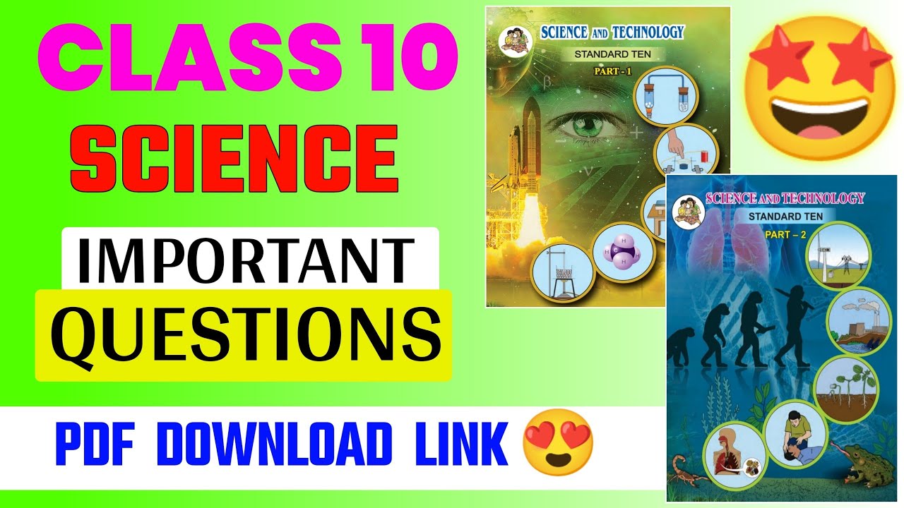 10th Science IMP Questions PDF Download 😍Class 10 Science Important ...