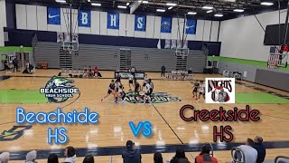 Beachside HS vs Creekside HS | Halftime Score 14 - 15