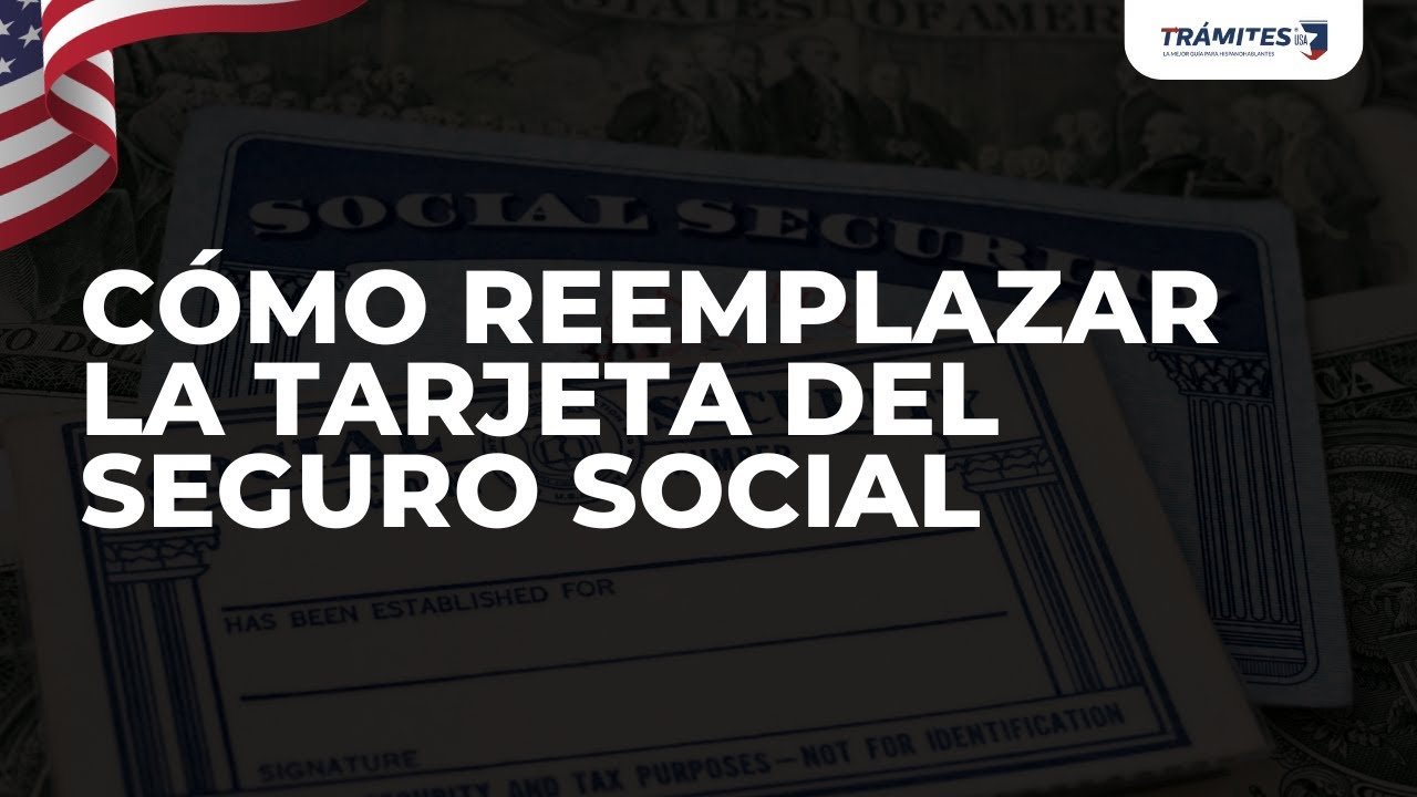 TARJETA Del SEGURO SOCIAL: ¿Cómo Reemplazar En USA? - YouTube