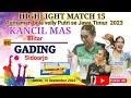 Kejuaraan Bola Volly Putri Se Jawa Timur 2023   KANCIL MAS (Blitar) VS GADING (Sidoarjo)