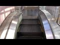 【エスカレーター 東芝製】名鉄 常滑線 大江駅 1・2番ホーム 昇り toshiba escalator at meitetsu tokisuri line oe station in japan