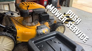 Yearly Push Mower Service/Tune up #repairing #tutorial