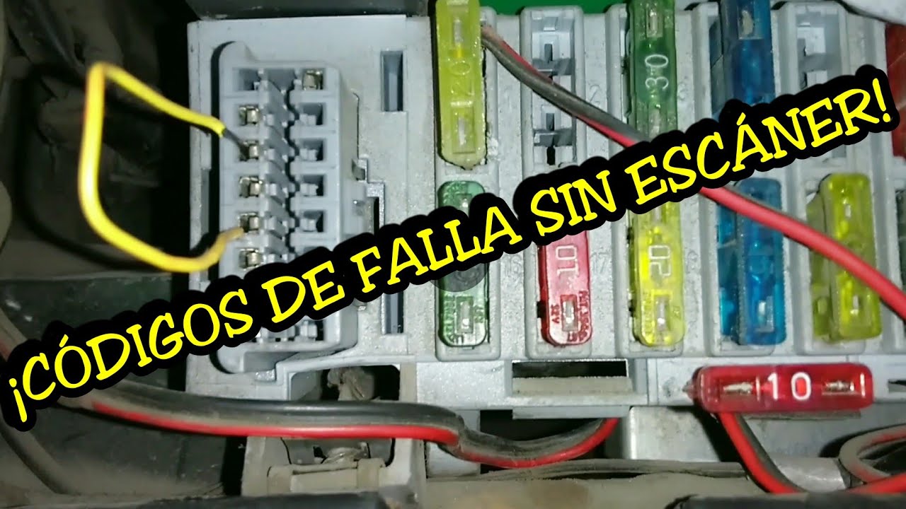 ¡CÓMO SACAR CÓDIGOS DE FALLA SIN ESCÁNER! | PROYECTO CHEVY-CORSA B ...