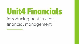 Unit4 Financials - Introduction