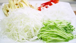 양배추 싫어하세요? 이렇게 드시면 계속 찾게 되실거에요~ | Cabbage Salad