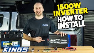 How to install 1500W Inverter - Adventure Kings Pure Sine Wave