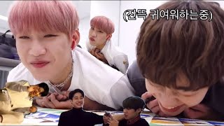 [AB6IX/우동즈] 동현이가 귀여워하는 우진이 모음(동현이와 함께 박우진 귀여워하는 영상)🐦🐿[3]