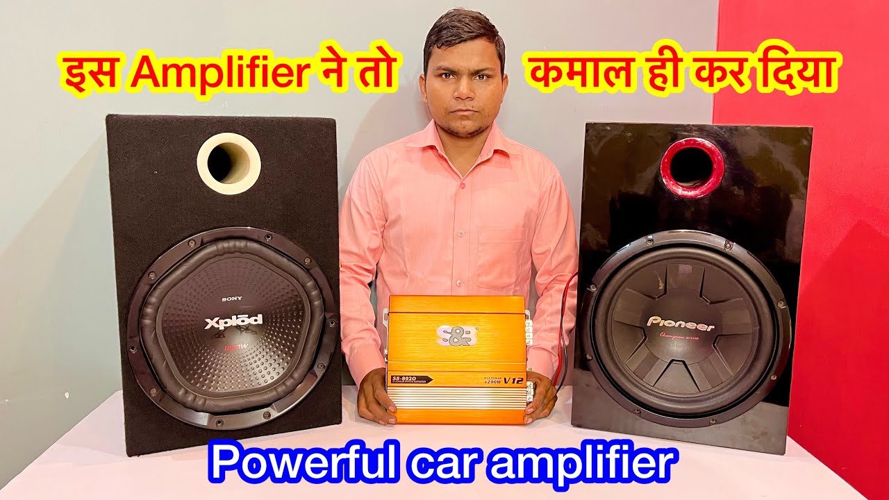 S&b Amplifier 2 Channel | Car Amplifier | 2 Channel Amplifier | Pioneer ...