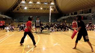 有段女子グランドチャンピオン戦 Senior women's grand champion match スポーツチャンバラ全日本学生大会2015