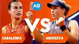 WTA LIVE ARYNA SABALENKA VS MIRRA ANDREEVA WTA AUSTRALIAN OPEN 2025 TENNIS PREVIEW STREAM