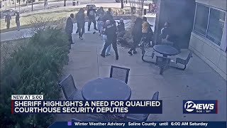Sheriff highlights a need for qualified courthouse security deputies
