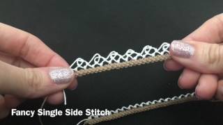 Fancy Single Side Stitch