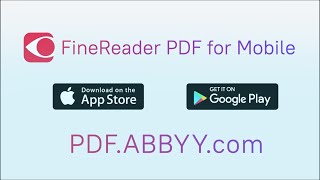 ABBYY FineReader PDF for iOS and Android – Mobile Scanner (Deutsch / German)