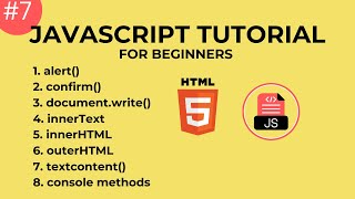 Learn JavaScript Output Techniques | Learn alert() and Learn Confirm() in JavaScript