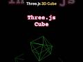Create a 3D Rotating Cube in 30 Seconds | Three.js Tutorial for Beginners