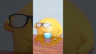 Always forget to take the glasses off#3d#animation#funny#comedy#food#fyp#choubao#shorts