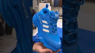 Balenciaga x Adidas Triple S Blues 9906702239 WhatsApp for enquiries #unboxing #share #viral #like