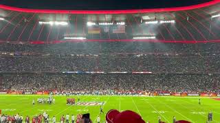 NFL in Germany Buccaneers vs Seahawks Fans sing together