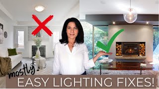 4 Lighting Design Mistakes and How To Fix Them | Interior Design