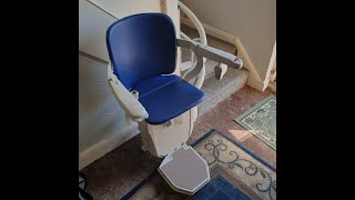 Stannah 260 Siena Stairlift with a internal bend rail