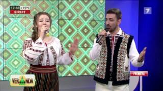 Romina Spînu și Veaceslav Spînu - Verde-i iarba și frunzuța (VERANDA, JURNAL TV)