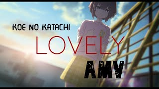 Koe no Katachi | The Shape of Voice [AMV] Lovely | Billie Eilish, Khalid (LYRICS)