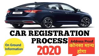 Car Registration Process in 2020 in India.