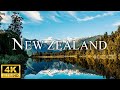 FLYING OVER NEW ZEALAND (4K UHD) - Relaxing Music Along With Beautiful Nature Videos - 4K Video HD