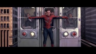 SPIDER-MAN 2 | Train fight scene in Hindi | Spider-Man vs Doctor Octopus