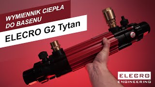 Wymiennik ciepła do basenu | Elecro G2 | Tytan