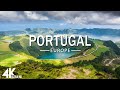 FLYING OVER PORTUGAL (4K UHD) - Relaxing Music Along With Beautiful Nature Videos - 4K Video HD