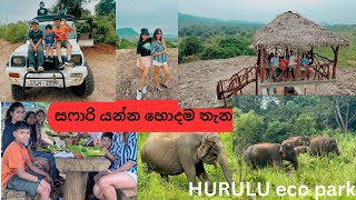 මෙදා පාර අලි අපි එනකල් බලන් ඉදලා වගේ🤪HURULU eco park HABARANA SRI LANKA🇱🇰