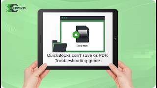 How to Fix QuickBooks Can’t Save as PDF? Step-by-Step Solutions!