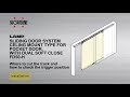 [INSTRUCTIONS🛠] FD50-H Sliding Door System for Pocket Door - Installation Guide - Sugatsune Global