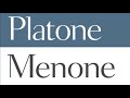 Il Menone di Platone