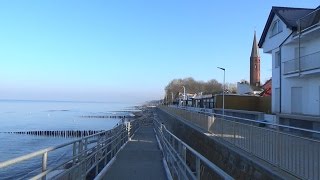 Plaża i promenada w Sarbinowie styczeń 2017