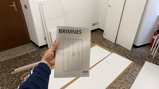 montaggio armadio brimnes 3 ante di ikea