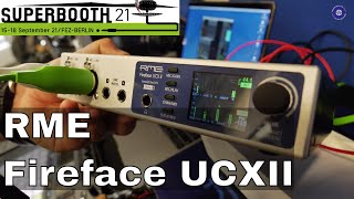 SUPERBOOTH 2021: RME New Fireface UCXII Interface