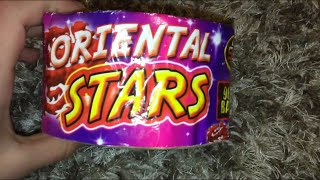 Oriental stars firework