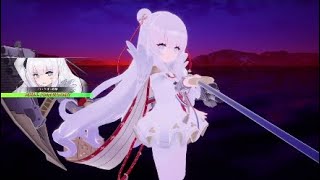 【アズールレーン クロスウェーブ】全DLCボス 難易度HARD＆マランちゃんソロ＆課金DLC装備なし＆ノーカット編集＆全Sランククリア