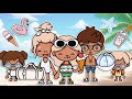 Summer Beach Day in SWEDEN 🇸🇪 🌞 | *with voice* | Toca Boca Family Roleplay