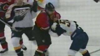 Jordin Tootoo vs Jarome Iginla Jan 22, 2004