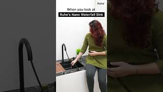 Just looking like a WOW | Nano Waterfall Kitchen Sink | Ruhe Kitchen Sinks | best Sink 2023 | Ruhe