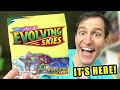 *NEW POKEMON EVOLVING SKIES IS HERE!* Booster Box Pokemon Cards Opening!