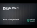 Dakota Ohori: Work In Progress Demo Reel 2015