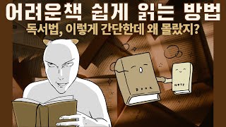 어려운 책 쉽게 잘 읽는 법 [독서법 최종정리/ 책에서 에센스 뽑기]